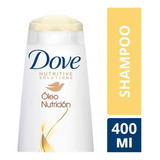 Shampoo Dove Óleo Nutrición 400ml