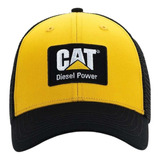 Gorra Cat Caterpillar Cachucha Amarilla Negra Diesel Power 