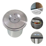 Lixeira Pia Cozinha Embutir Granito Inox 5 Litros 