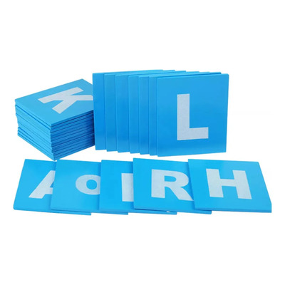 Letras De Papel De Lija Montessori, Material Didáctico | Meses sin interés