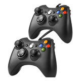 Controle Com Fio Compatível Para Xbox 360 Pc 2 Em 1