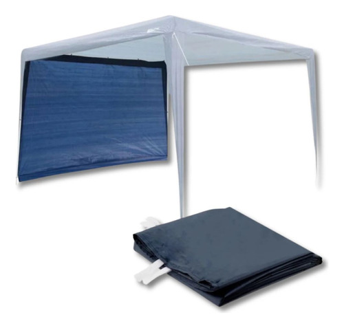 Conjunto 2 Paredes Fantasy Azul Compatível Com Gazebo 3x3 M