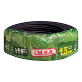 Cable Unipolar Imsa Plastix Hf 1,50mm Negro X100m