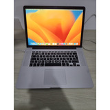 Apple Macbook Pro Retina 15 Ano 2013 A1398 I7/8gb/256ssd,,