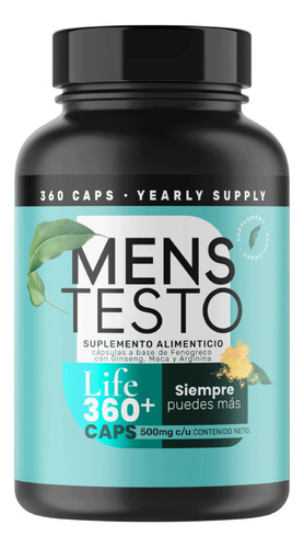 360 Capsulas Mens Testo Precursor Testosterona Fenogreco