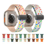 Correa Magnética Para Apple Watch Series Ultra 8 Silicona
