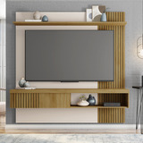 Painel Grant Mdf/mdp P/tv Até 65 Pol Buriti/offwhite