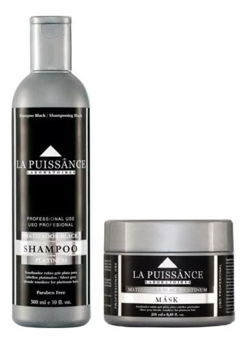 La Puissance Matizador Black Platinum Shampoo Y Máscara