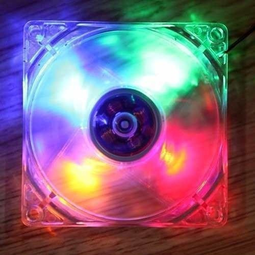 Ventilador Fan Cooler 12cm 120mm Rgb Multicolor 