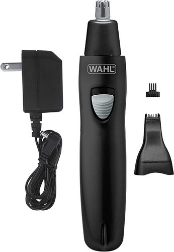 Rasuradora Wahl Deluxe 6 En 1 Nasal Nariz Oreja Detalladora Recargable Seco Mojado Negra 110v