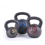 Pesas Rusas Kettlebells Kit De 3 Pzs Con Base: 5-10-15 Lb