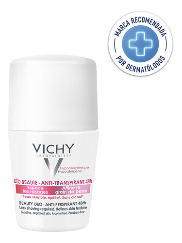 Vichy Roll-on Desodorante Anti Transpirante Deo Beauty 48 Hs