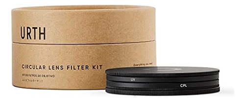 Kit Filtro Lente Urth 77mm Uv + Cpl - Alta Calidad