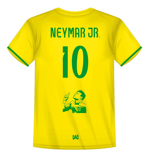 Camiseta Neymar Jr 10 Brasil Conmemorativa