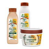 Combo Garnier Coco Kit Vegano Shampoo Acondic Máscara