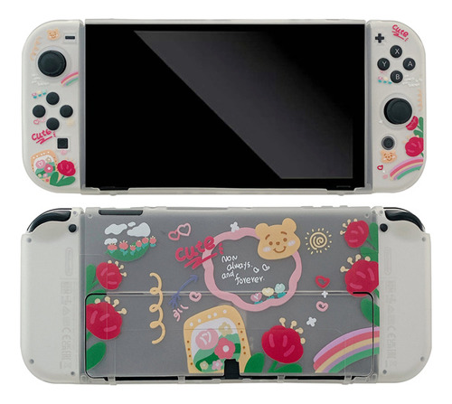 Funda Protectora Para Switch Oled Winnie Pooh Bear