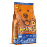 Alimento Special Dog Premium Para Cão Adulto Todos Os Tamanhos Sabor Carne Em Sacola De 3kg