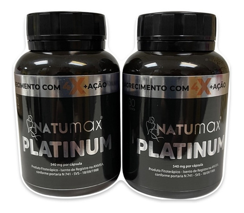 Natumax Platinum - Loja Oficial - 2 Unidades