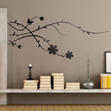 Vinilo Decorativo Autoadhesivo - Floral Largo 140x60