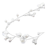 Accesorios Para El Cabello Novia Diadema Perlas Y Flores