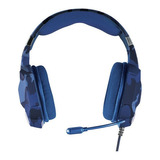 Auricular Trust Carus Blue Camo Gxt 322b Ps4/ps5/xbox 3.5mm  Azul