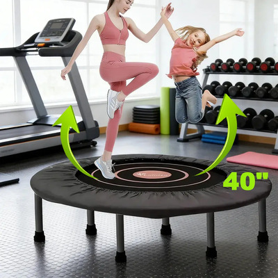 Trampolín Fitness 101cm Antideslizante Ejercicio Aeróbico Acero 30 Resortes | Envío gratis