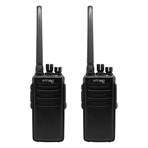 2 Radios Digital/analógico Uhf 2 Vías 16 Canales Uso Rudo