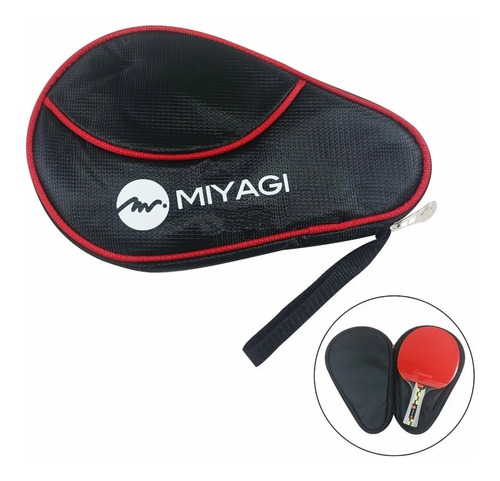 Estuche Forro Raqueta Ping Pong Tenis Mesa Miyagi Deporte