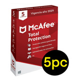 Antivirus Mcafee Total Protection Original 5pc Vigencia 2029