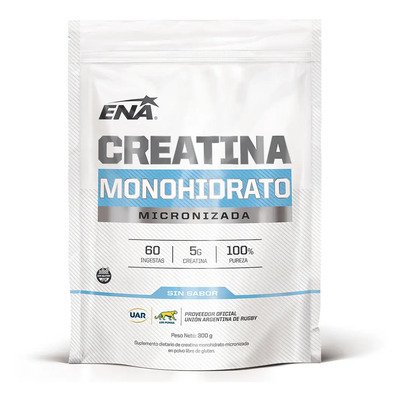 Creatina Monohidratada Ena Sport Micronizada 100 Pura En Doypack De 300g Sabor Neutro | MercadoLibre