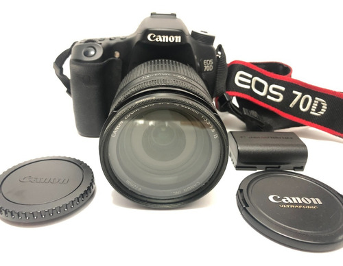 Camera Dslr Canon 70d +lente 18-200