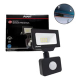 Refletor Led 10w Sensor Presença Fotocelula Avant 6500k Ip66