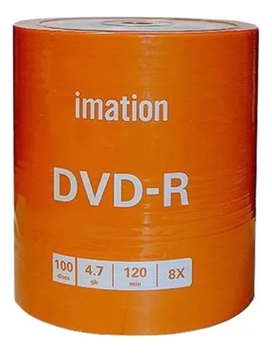 Dvd -r Imation  Estampado X 100 Unidades 4.7gb 