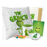 Caja De Regalo Grinch/ Mug/ Cojín/ Espejo/ Navidad