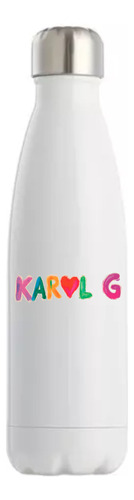Botella Térmica Acero Inoxidable Personalizada Karol G