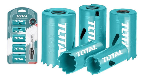 Kit Set Juego Sierra Copa Bi-metal 7 Piezas Total Tacsh1071