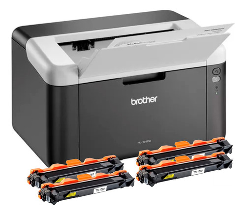 Impresora Laser Brother Hl 1212 Wifi + Regalo 4 Toners 