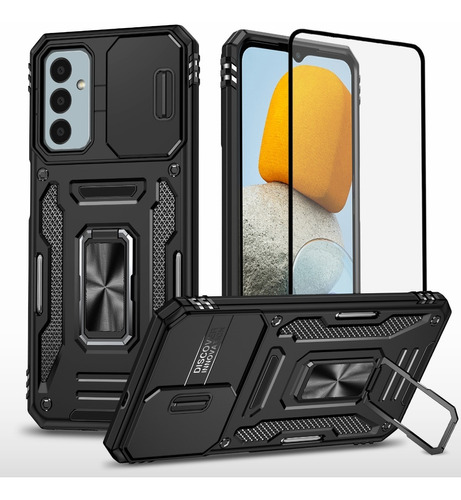 Funda Protección Lentes +mica Para Samsung M13 4g/m23 5g