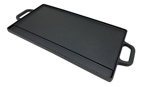 Plancha Y Grill Doble De Hierro 42,5cm Vonne Fal Color Negro