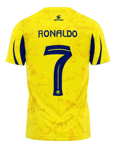 Camisa Cristiano Ronaldo Infantil Cr7 Al Nassr Camiseta