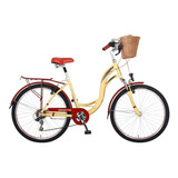 Bicicleta  Dama City Bike Alum Fs R26 7v Crema Benotto