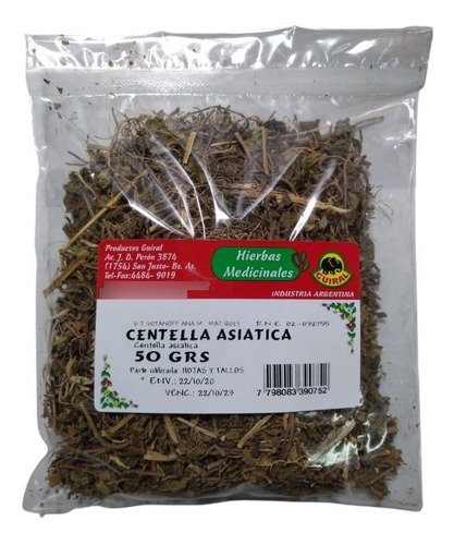 Infusion De Centella Asiatica Guiral X 50 G