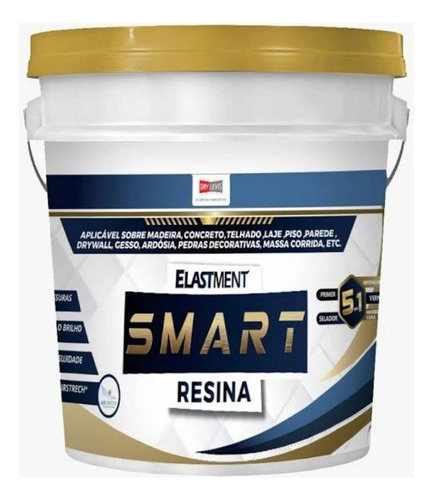 Elastment Smart Resina Multiuso Base D'agua Incolor 5x1 18l