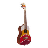 Ukelele Concierto Bamboo U-23-burningsunrise-s Incluye Funda