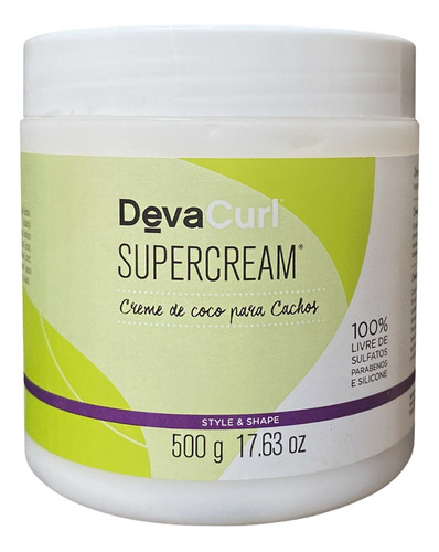 Devacurl Cachos Supercream Creme Hidratante - 500g