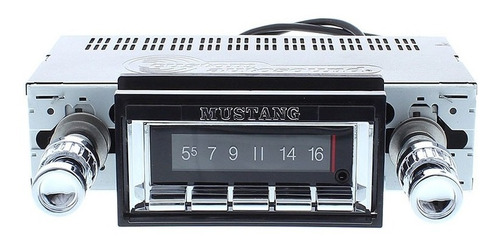Radio Estéreo Usa-740 Bluetooth Para Ford Mustang 1967 1973