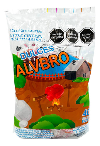 Paleta  Pollito Alvbro 40 Pzas