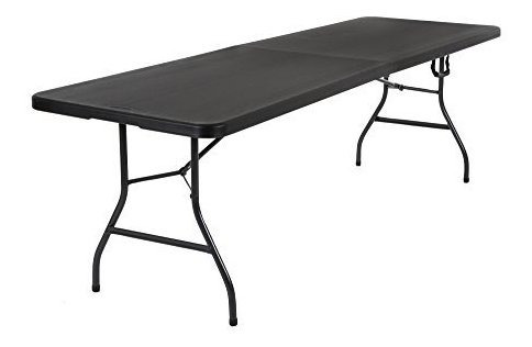 Mesa Plegable De 8 Pies Negra