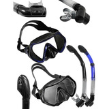 Kit Profesional Careta + Snorkel De Buceo, Careteo O Pesca