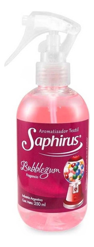 Saphirus Aromatizador Textil Fragancia Bubblegum X 250 Ml